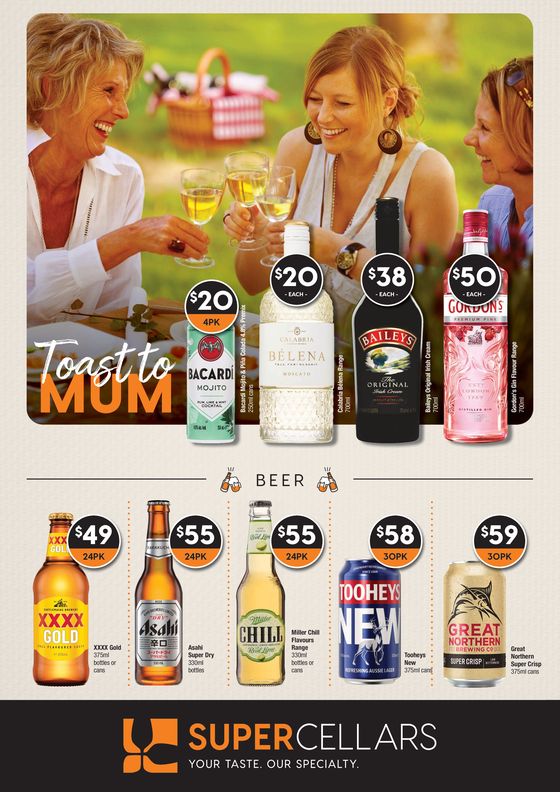 Super Cellars catalogue in Culburra Beach NSW | Your Taste. Our Specialty | 02/05/2024 - 14/05/2024
