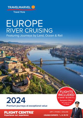 Flight Centre catalogue in Redcliffe City QLD | Travelmarvel Europe River Cruising 2024 | 03/05/2024 - 31/12/2024