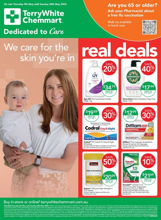 TerryWhite Chemmart catalogue in Palmerston City NT | Real Deals On Your Favourite Brands - Palmerston | 09/05/2024 - 28/05/2024
