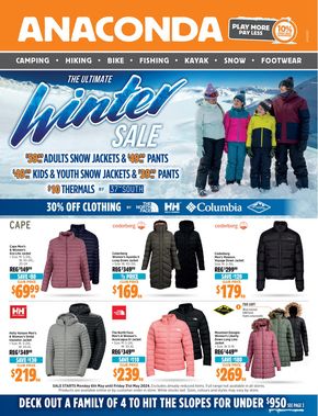Anaconda catalogue | The Ultimate Winter Sale | 06/05/2024 - 31/05/2024
