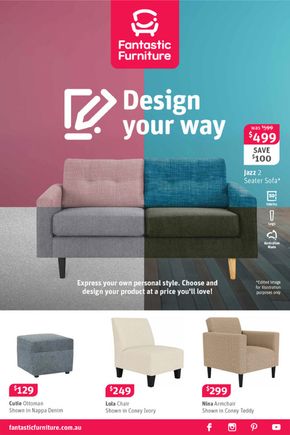 Home Furnishings offers in Goonellabah NSW | Design Your Way in Fantastic Furniture | 03/05/2024 - 19/05/2024