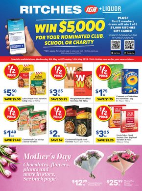 Groceries offers in Heyfield VIC | Ritchies 08/05 in Ritchies | 08/05/2024 - 14/05/2024