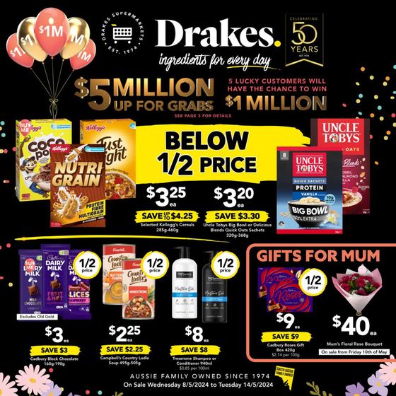 Drakes catalogue in Aldinga SA | Drakes 08/05 | 08/05/2024 - 14/05/2024