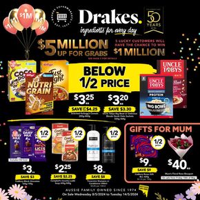Groceries offers in Aldinga SA | Drakes 08/05 in Drakes | 08/05/2024 - 14/05/2024