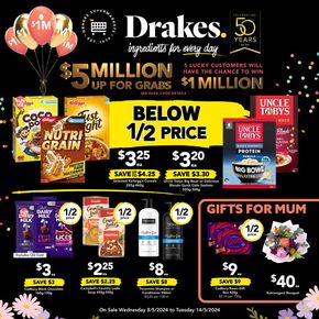 Groceries offers in Proserpine QLD | Drakes 08/05 in Drakes | 08/05/2024 - 14/05/2024