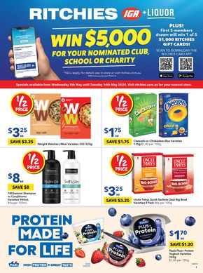 Groceries offers in Woolgoolga NSW | Ritchies 08/05 in Ritchies | 08/05/2024 - 14/05/2024