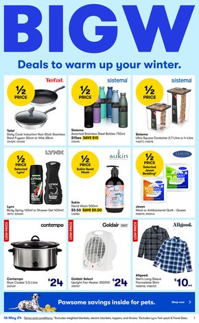 BIG W catalogue in Bargara QLD | Deals To Warm Up Your Winter. | 16/05/2024 - 29/05/2024