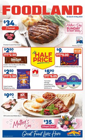Foodland catalogue in Freeling SA | Weekly Specials | 08/05/2024 - 14/05/2024