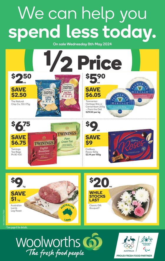 Woolworths catalogue in Hobart TAS | Weekly Specials - 08/05 | 08/05/2024 - 14/05/2024