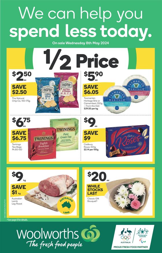 Woolworths catalogue in Albury NSW | Weekly Specials - 08/05 | 08/05/2024 - 14/05/2024