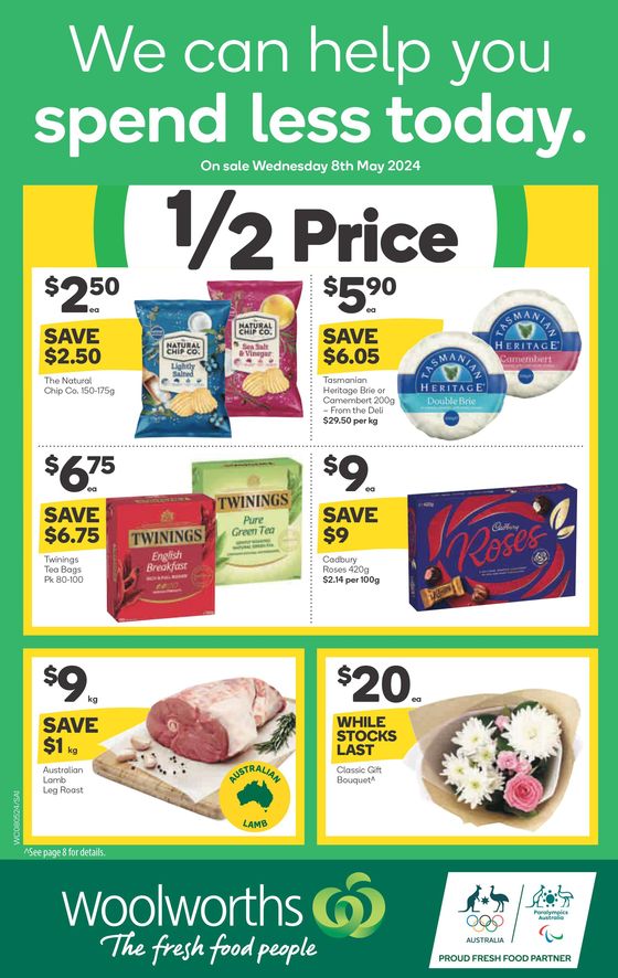 Woolworths catalogue | Weekly Specials - 08/05 | 08/05/2024 - 14/05/2024