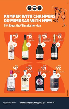 Liquor offers in Bargo NSW | Weekly Specials  in BWS | 08/05/2024 - 14/05/2024