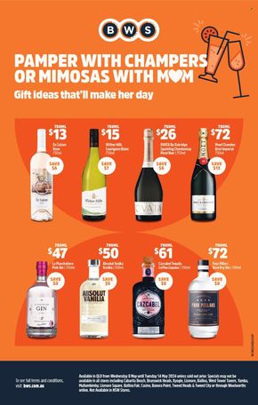 Liquor offers in Moore Park Beach | Weekly Specials  in BWS | 08/05/2024 - 14/05/2024