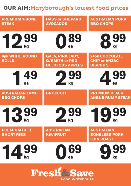 Fresh&Save catalogue in Redcliffe City QLD | Weekly Specials | 07/05/2024 - 12/05/2024