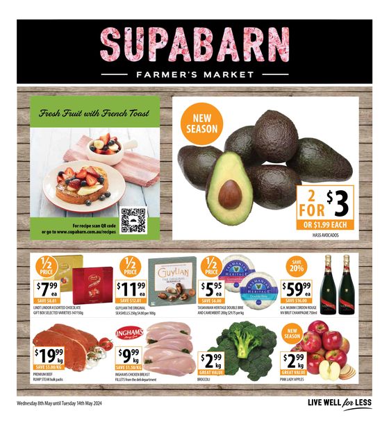 Supabarn catalogue in Gungahlin ACT | Weekly Specials - 08/05 | 08/05/2024 - 14/05/2024