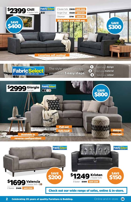 ComfortStyle Furniture & Bedding catalogue in Newman WA | Birthday Sale  | 07/05/2024 - 02/06/2024
