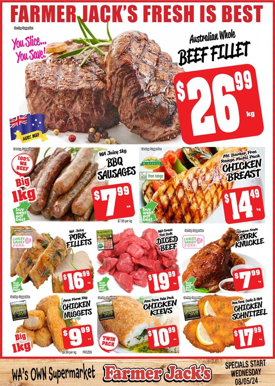Farmer Jack's catalogue in Perth WA | Weekly Specials | 08/05/2024 - 14/05/2024