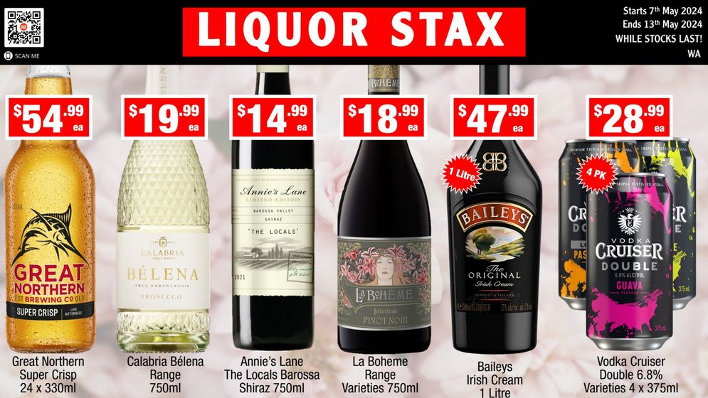 Liquor Stax catalogue in Bunbury WA | Weekly Specials | 08/05/2024 - 13/05/2024