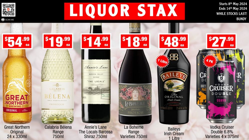 Liquor Stax catalogue in Cairns QLD | Weekly Specials | 08/05/2024 - 14/05/2024