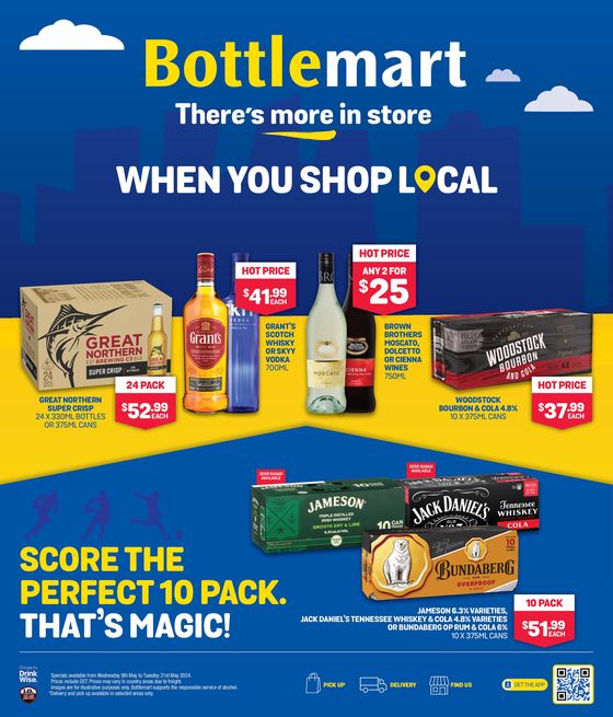Bottlemart catalogue in Wagga Wagga NSW | When You Shop Local | 08/05/2024 - 21/05/2024