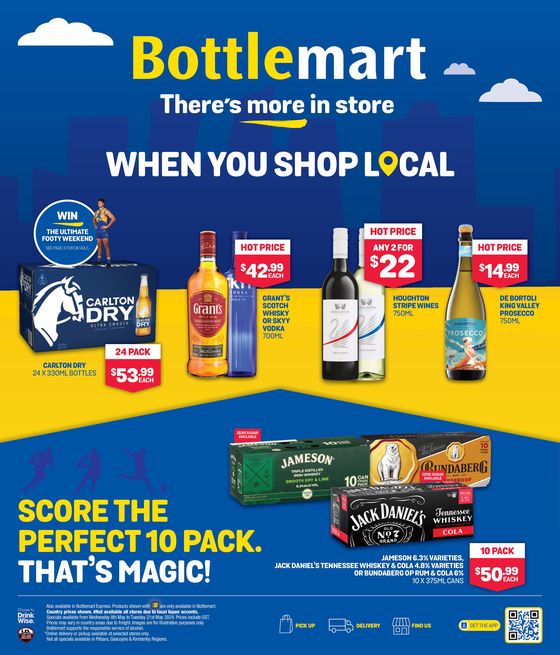 Bottlemart catalogue in Dunsborough WA | When You Shop Local | 08/05/2024 - 21/05/2024