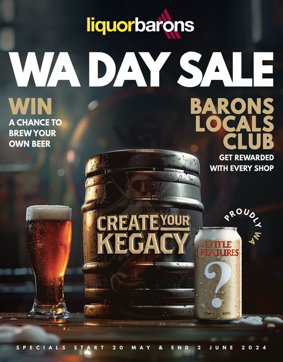 Liquor Barons catalogue in Perth WA | WA Sale Day | 20/05/2024 - 02/06/2024