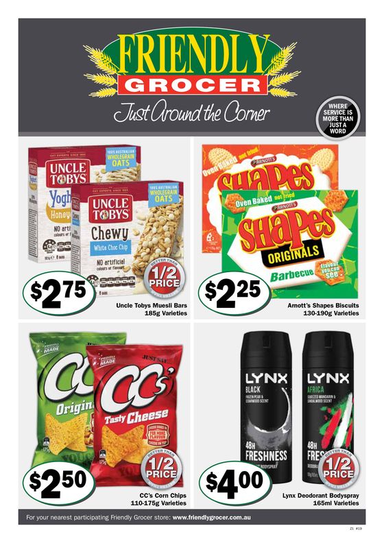 Friendly Grocer catalogue in Taree NSW | Just Around The Corner | 08/05/2024 - 14/05/2024