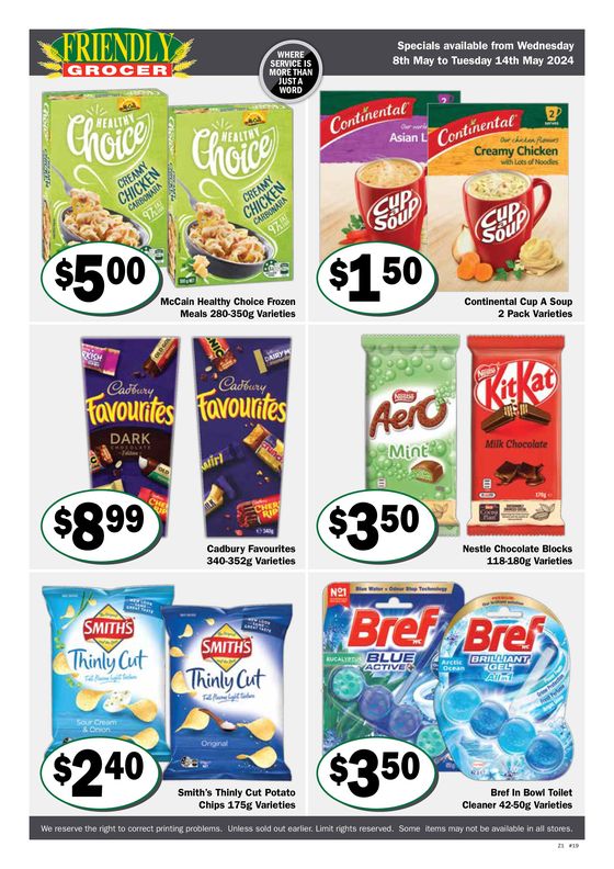 Friendly Grocer catalogue in Kingswood NSW | Just Around The Corner | 08/05/2024 - 14/05/2024