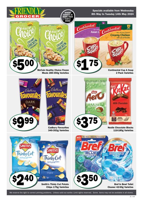 Friendly Grocer catalogue in Bundeena NSW | Just Around The Corner | 08/05/2024 - 14/05/2024