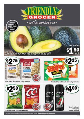Groceries offers in Proserpine QLD | Just Around The Corner in Friendly Grocer | 08/05/2024 - 14/05/2024
