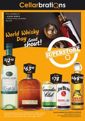 Cellarbrations catalogue in Kiels Mountain QLD | World Whisky Day, Good Shout | 20/05/2024 - 02/06/2024