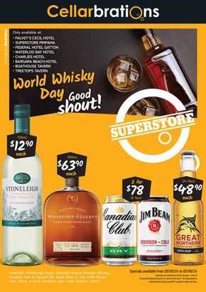 Groceries offers in Deebing Heights QLD | World Whisky Day, Good Shout in Cellarbrations | 20/05/2024 - 02/06/2024
