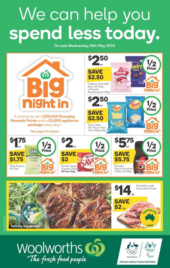 Woolworths catalogue in Scottsdale TAS | Weekly Specials - 15/05 | 15/05/2024 - 21/05/2024