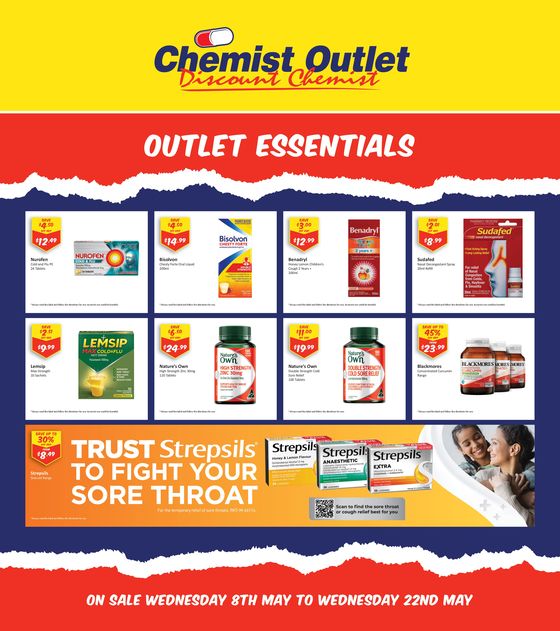 Chemist Outlet catalogue in Gosford NSW | Outlet Essentials | 08/05/2024 - 22/05/2024