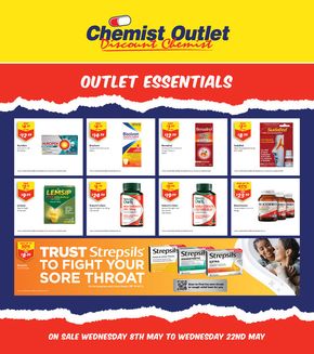 Health & Beauty offers in Two Wells SA | Outlet Essentials in Chemist Outlet | 08/05/2024 - 22/05/2024