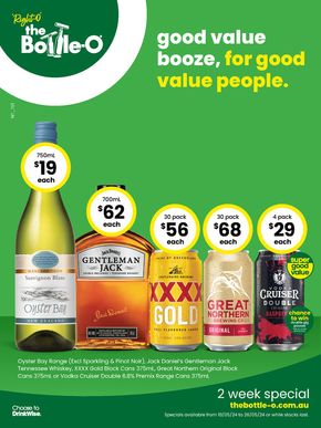 The Bottle-O catalogue in Wagait Beach NT | Good Value Booze, For Good Value People 13/05 | 13/05/2024 - 26/05/2024