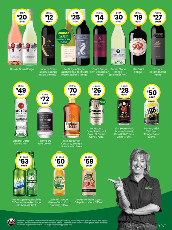 The Bottle-O catalogue in Hervey Bay QLD | Good Value Booze, For Good Value People 13/05 | 13/05/2024 - 26/05/2024