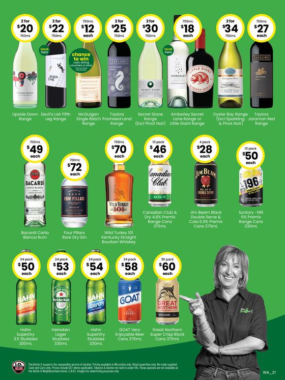 The Bottle-O catalogue in Hilbert WA | Good Value Booze, For Good Value People 13/05 | 13/05/2024 - 26/05/2024
