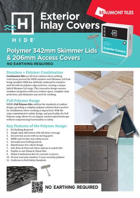 Beaumont Tiles catalogue in Majura ACT | Beaumonts HIDE Polymer Lids and Covers | 09/05/2024 - 23/05/2024