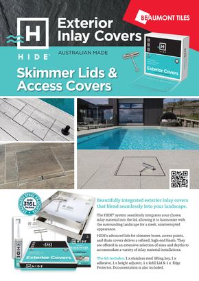 Beaumont Tiles catalogue in Campbelltown NSW | Beaumonts HIDE Skimmer Lids and Access Covers | 09/05/2024 - 23/05/2024