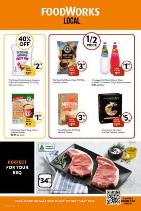 Groceries offers in Yorketown SA | Picks Of The Week in Foodworks | 15/05/2024 - 21/05/2024