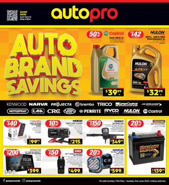 Autopro catalogue in Exmouth WA | Auto Brand Savings | 13/05/2024 - 02/06/2024