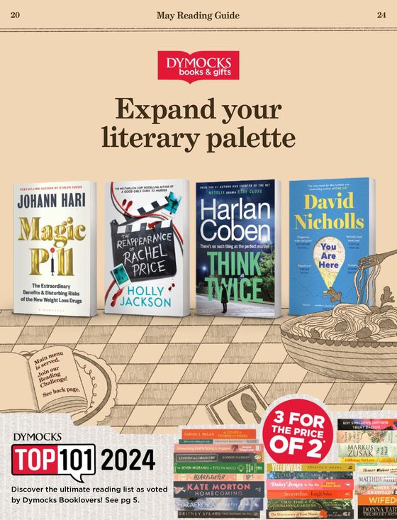 Dymocks catalogue in Boroondara VIC | Expand Your Literary Palette | 13/05/2024 - 03/06/2024