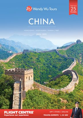 Flight Centre catalogue in BIBRA WA | China 2024-2025 | 13/05/2024 - 31/12/2025