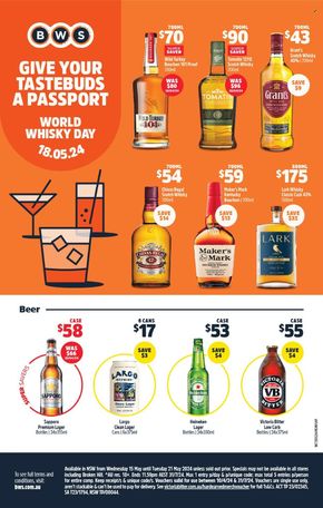Liquor offers in Bawley Point NSW | Weekly Specials  in BWS | 15/05/2024 - 21/05/2024