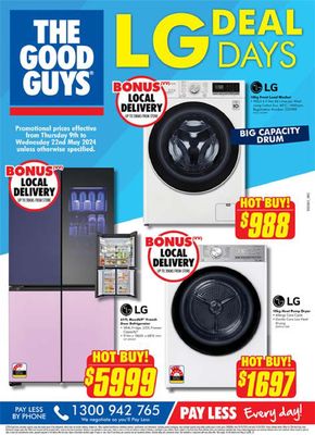 The Good Guys catalogue in Bundeena NSW | LG Deal Days | 14/05/2024 - 22/05/2024