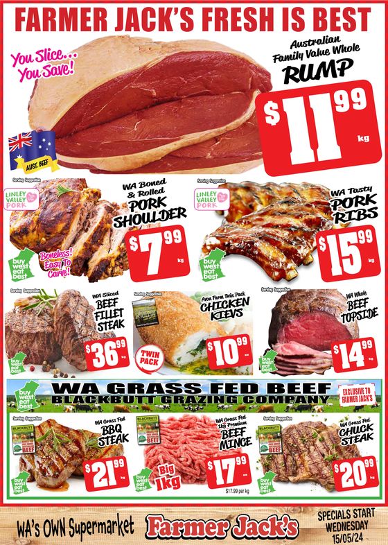 Farmer Jack's catalogue in Perth WA | Weekly Specials | 15/05/2024 - 21/05/2024