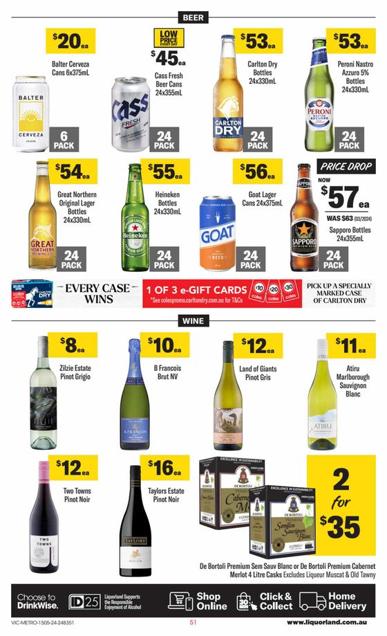 Liquorland catalogue in Ivanhoe NSW | Weekly Specials | 15/05/2024 - 21/05/2024