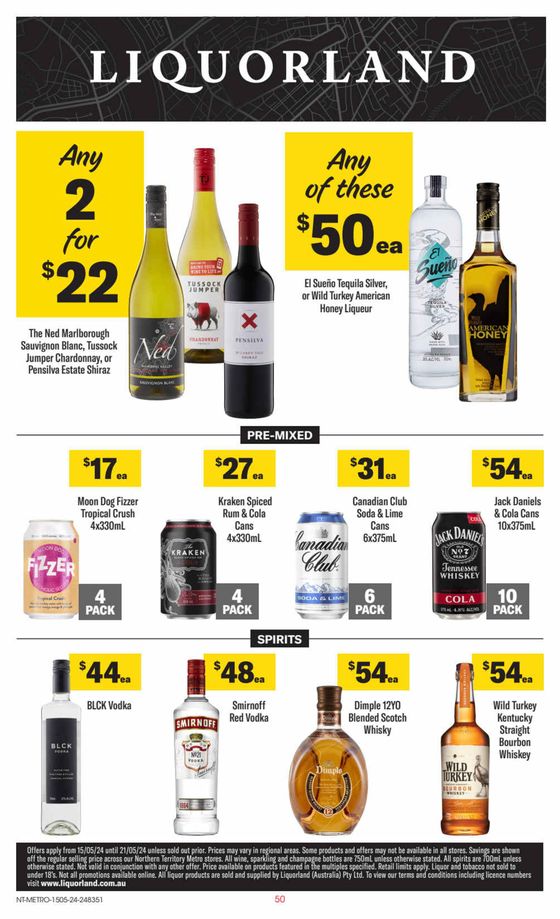 Liquorland catalogue in Millner NT | Weekly Specials | 15/05/2024 - 21/05/2024