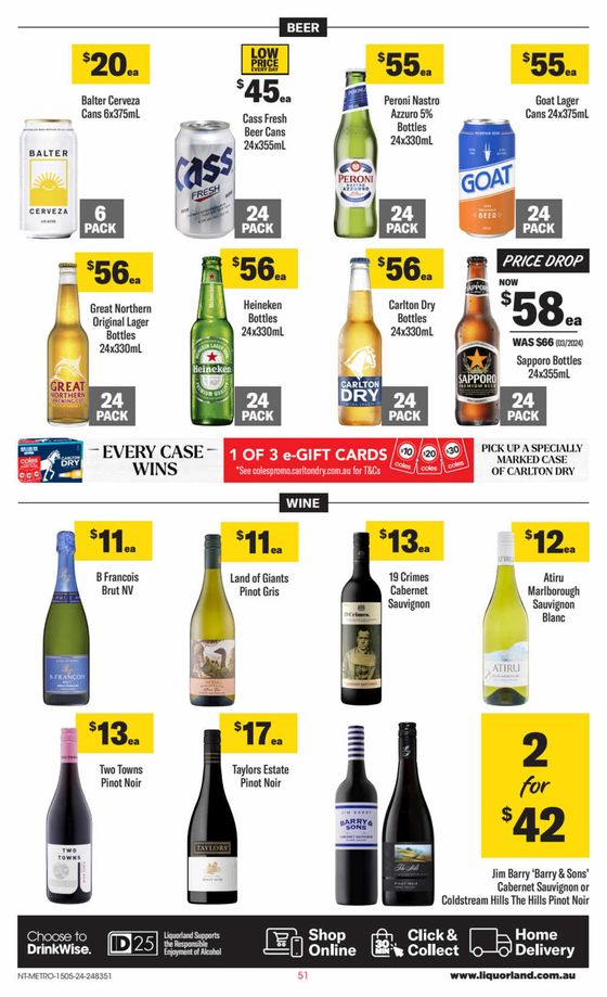 Liquorland catalogue in Millner NT | Weekly Specials | 15/05/2024 - 21/05/2024